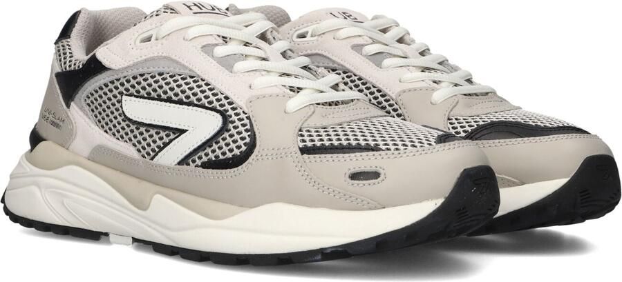 Hub Slam-m Sneakers Heren Leren Sneaker Beige