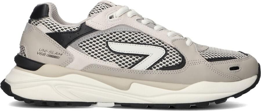 Hub Slam-m Sneakers Heren Leren Sneaker Beige