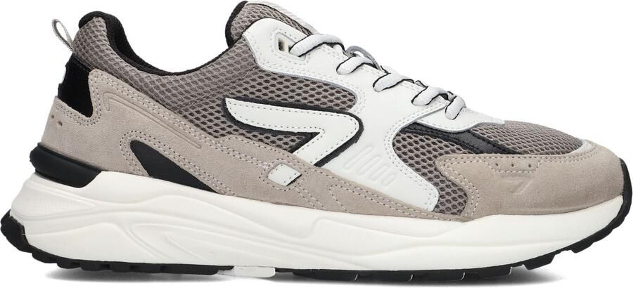 Hub Heren Lage sneakers Chunky zool Grid Taupe Suède - Foto 2