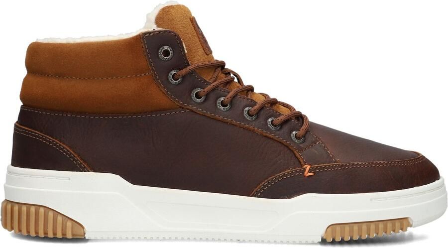 Hub Mark 2.1 Sneakers Heren Leren Sneaker Cognac