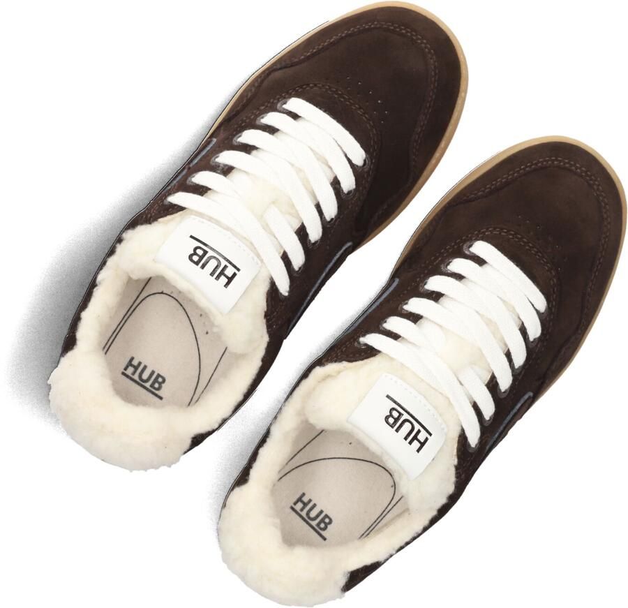 HUB Vancouver S57 suède sneakers donkerbruin - Foto 4