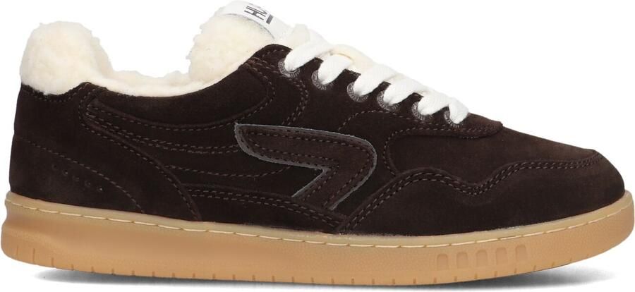 HUB Vancouver S57 suède sneakers donkerbruin