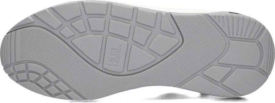 HUB Glide S43 chunky suède sneakers grijsgroen beige - Foto 6