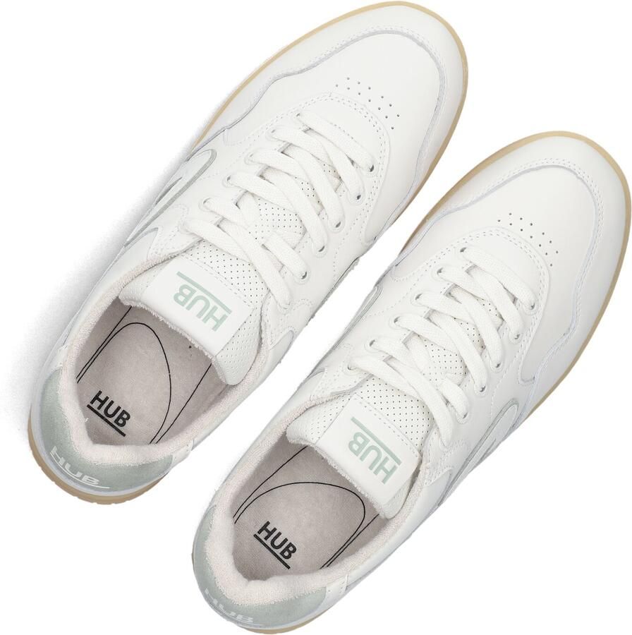 Hub Vancouver Sneakers Heren Leren Sneaker Wit - Foto 4