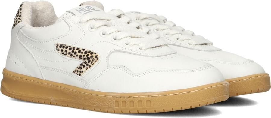 Hub Vancouver-w Sneakers Dames Leren Sneaker Wit