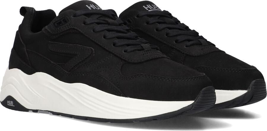 Hub Glide-w Lage sneakers Leren Sneaker Dames Zwart