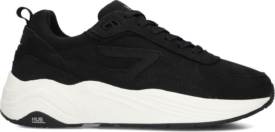 Hub Glide-w Lage sneakers Leren Sneaker Dames Zwart