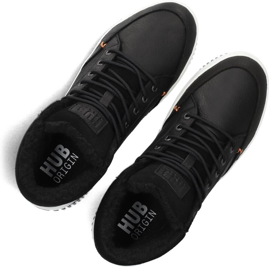 Hub Mark 2.1 Sneakers Heren Leren Sneaker Zwart - Foto 4