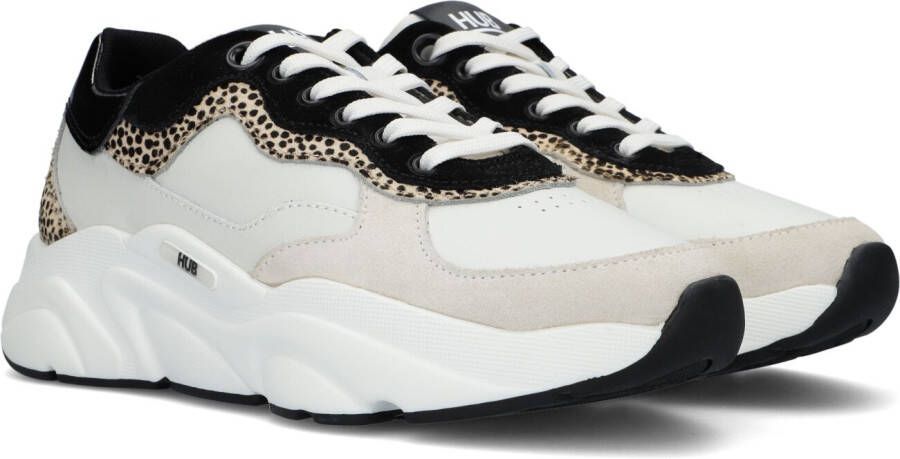 Hub Rock-w Lage sneakers Leren Sneaker Dames Beige