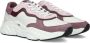 Hub Rock-w Lage sneakers Leren Sneaker Dames Paars - Thumbnail 4