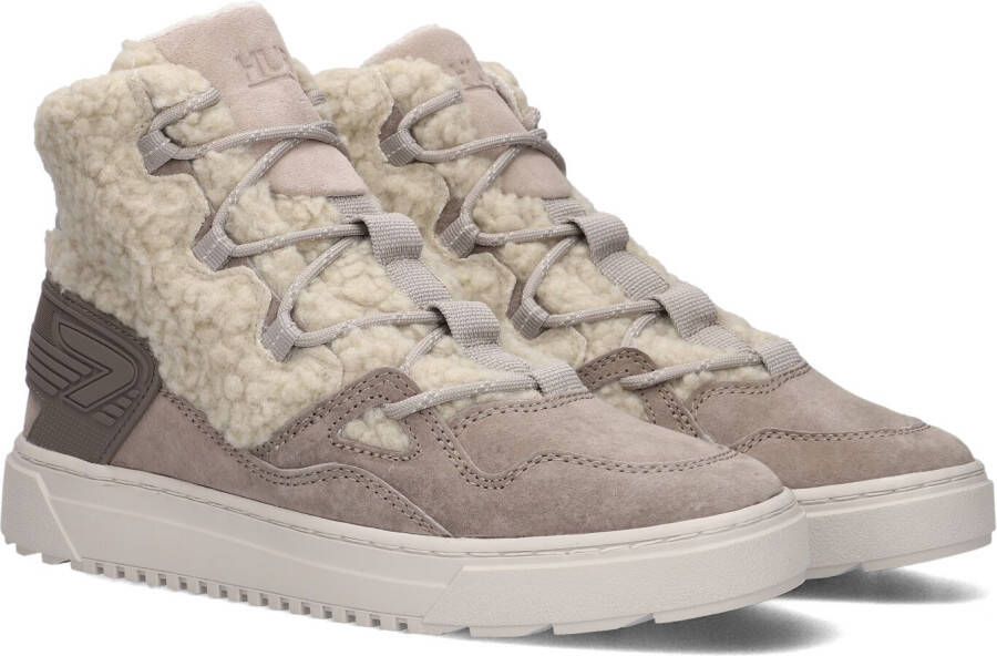 Hub Track Veterboots Laarzen Met Veters Dames Taupe