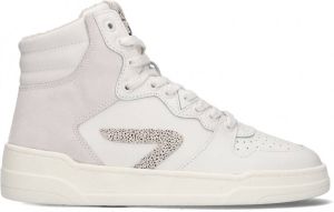 Hub Court-z High Hoge sneakers Leren Sneaker Dames Wit
