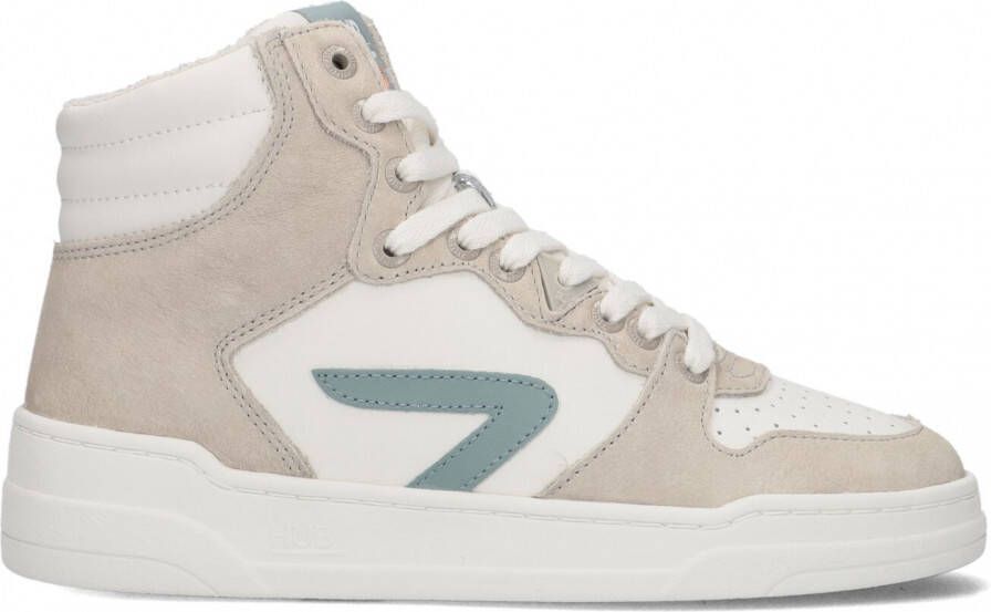 HUB Witte Hoge Sneaker Court z High