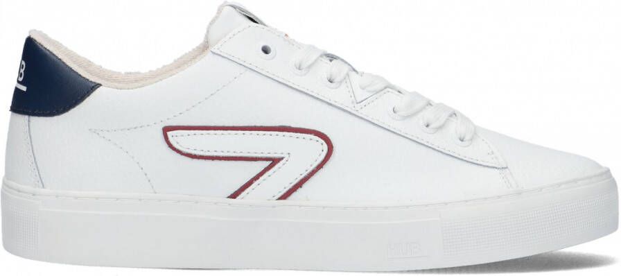 Hub Hook-z Lage sneakers Leren Sneaker Heren Wit - Foto 1
