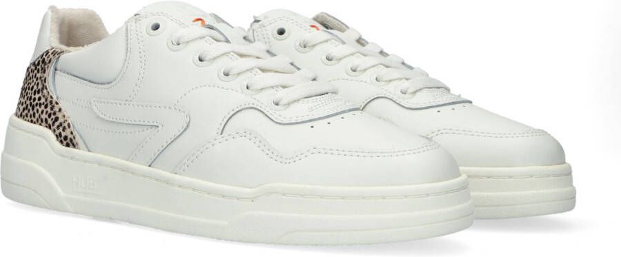 Hub Retro Sneaker Court-z Lage sneakers Leren Sneaker Dames Wit