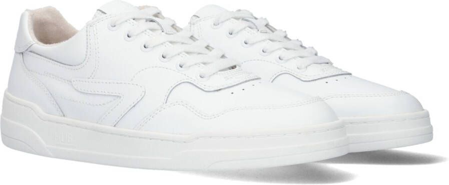 HUB Witte Lage Sneakers Court-z Men