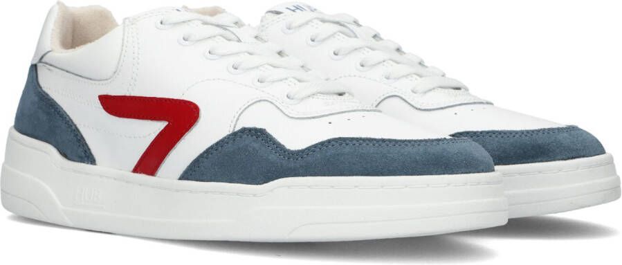 HUB Witte Lage Sneakers Court-z Men