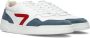 Hub Court-z Men Lage sneakers Leren Sneaker Heren Wit - Thumbnail 1