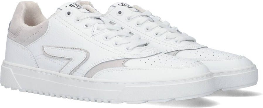 HUB Witte Lage Sneakers Duke