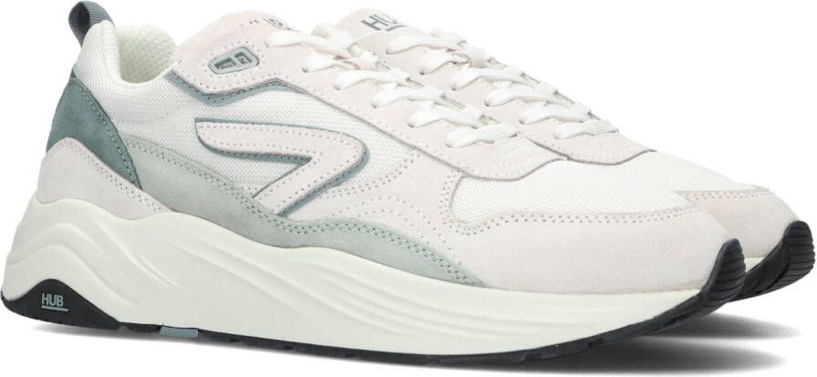 HUB Witte Lage Sneakers Gilde-z Men