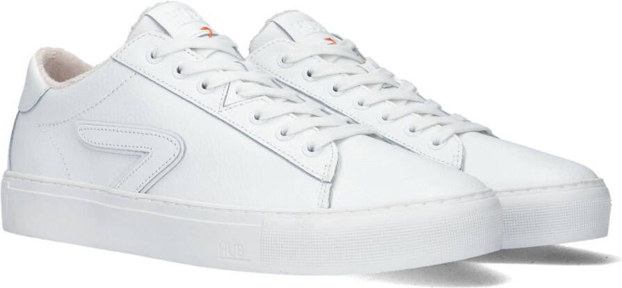 HUB Witte Lage Sneakers Hook-z