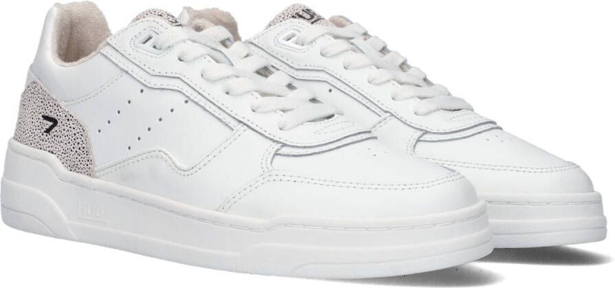 HUB Witte Lage Sneakers Match