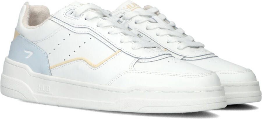 HUB Witte Lage Sneakers Match