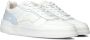 Hub Witte Basketbal-geïnspireerde Sneakers met Uniek Ontwerp White Dames - Thumbnail 1