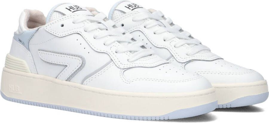 HUB Witte Lage Sneakers SmAsh