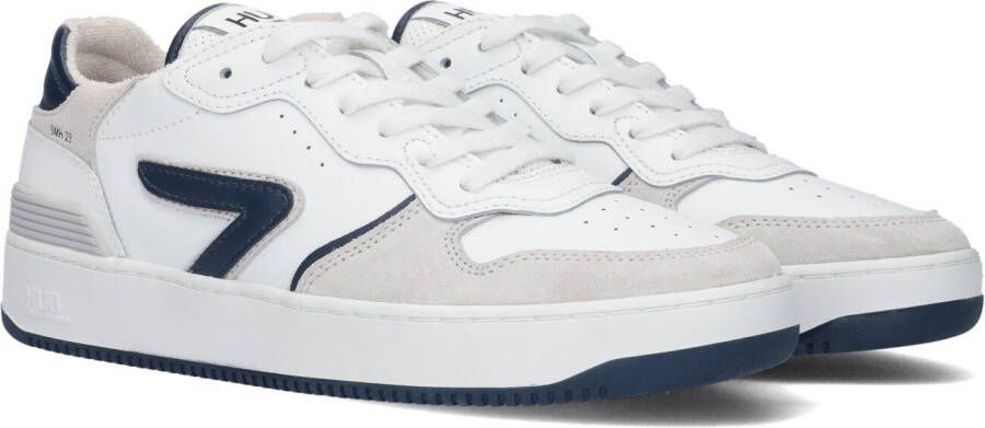 HUB Witte Lage Sneakers SmAsh Heren