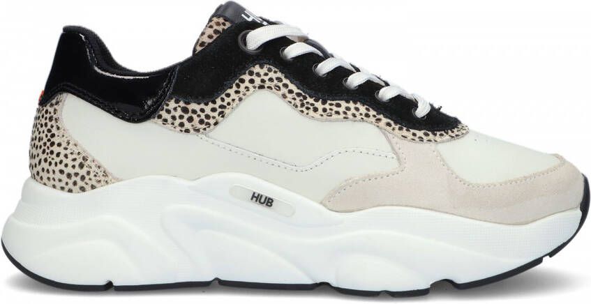 HUB Witte Rock w Lage Sneakers