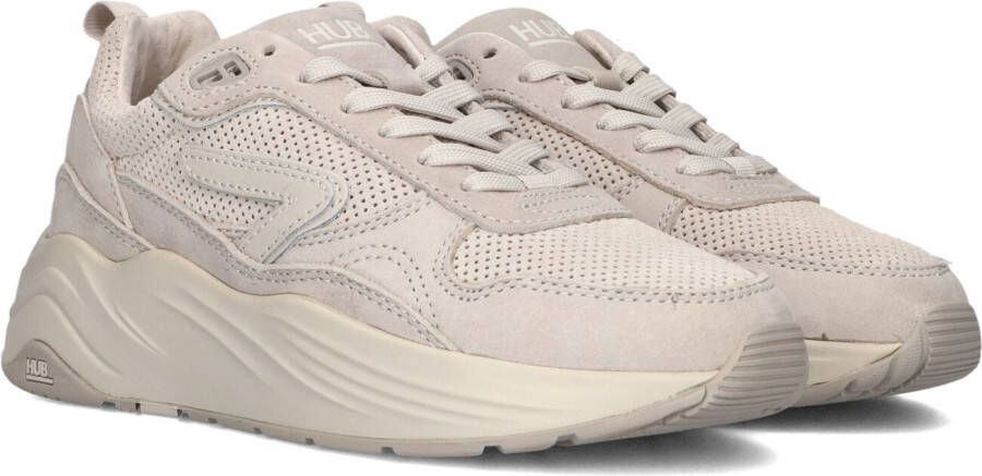 HUB Beige Lage Sneakers Gilde-w