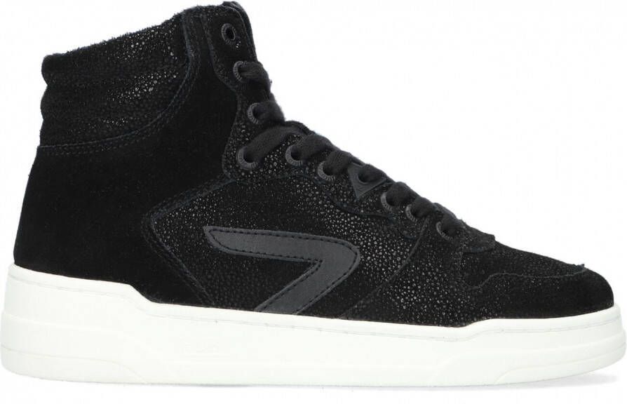 Hub Court-Z high dS Zwart Leer Hoge sneakers Dames