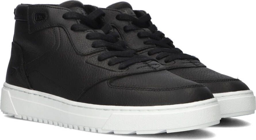 Hub Nevada Hoge sneakers Leren Sneaker Heren Zwart