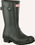 Hunter Original Short groen regenlaars dames (XWFS1000RMADOV) - Thumbnail 1
