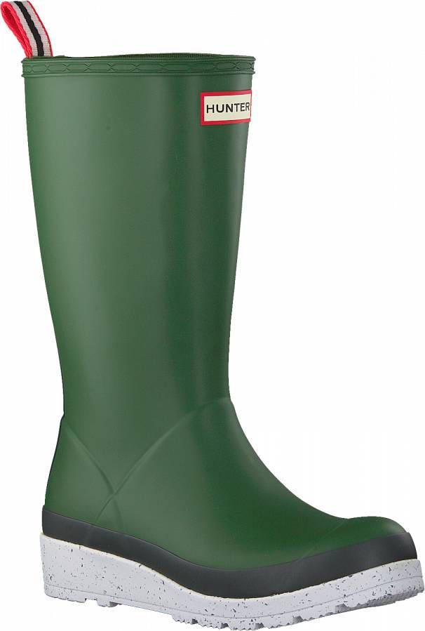 Hunter Play Tall Speckle Sole Wellington Boots WMS Regenlaarzen Dames Groen
