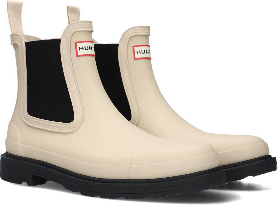 Hunter Boots Women's Commando Chelsea Boot Rubberlaarzen beige