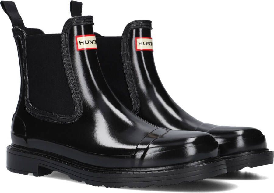 HUNTER Regenlaarzen Dames Womens Original Chelsea Maat: 37 Materiaal: Textiel Kleur: Zwart