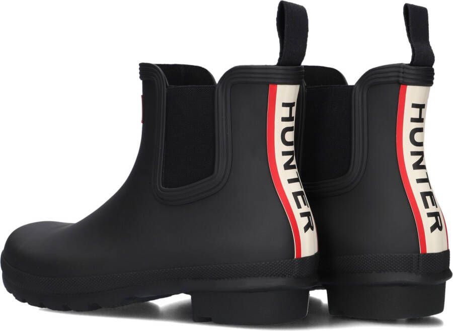 Hunter Boots Women's Original Chelsea Hunter Tri Colour Rubberlaarzen zwart - Foto 3