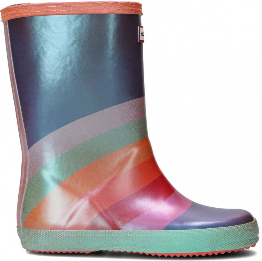 Hunter Regenlaarzen KFT5085NEB-MUL Blauw Oranje