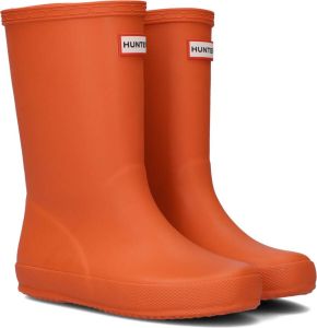 Hunter Oranje Regenlaarzen Kids First Classic