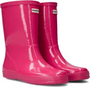 Hunter Roze Regenlaarzen Kids First Classic Gloss
