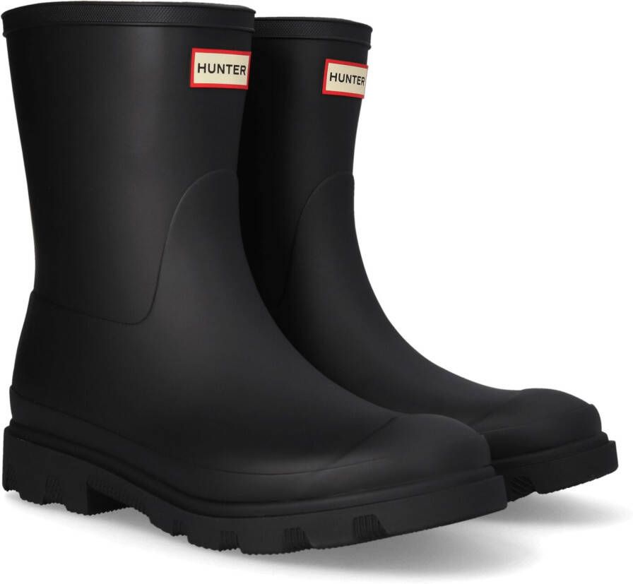 HUNTER Zwarte Laarzen Downpour Short Wellington Boots