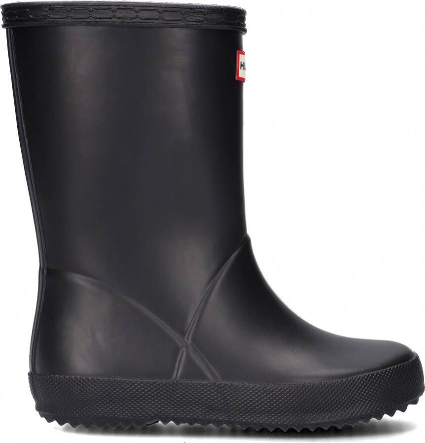 Hunter Zwarte Regenlaarzen Kids First Classic