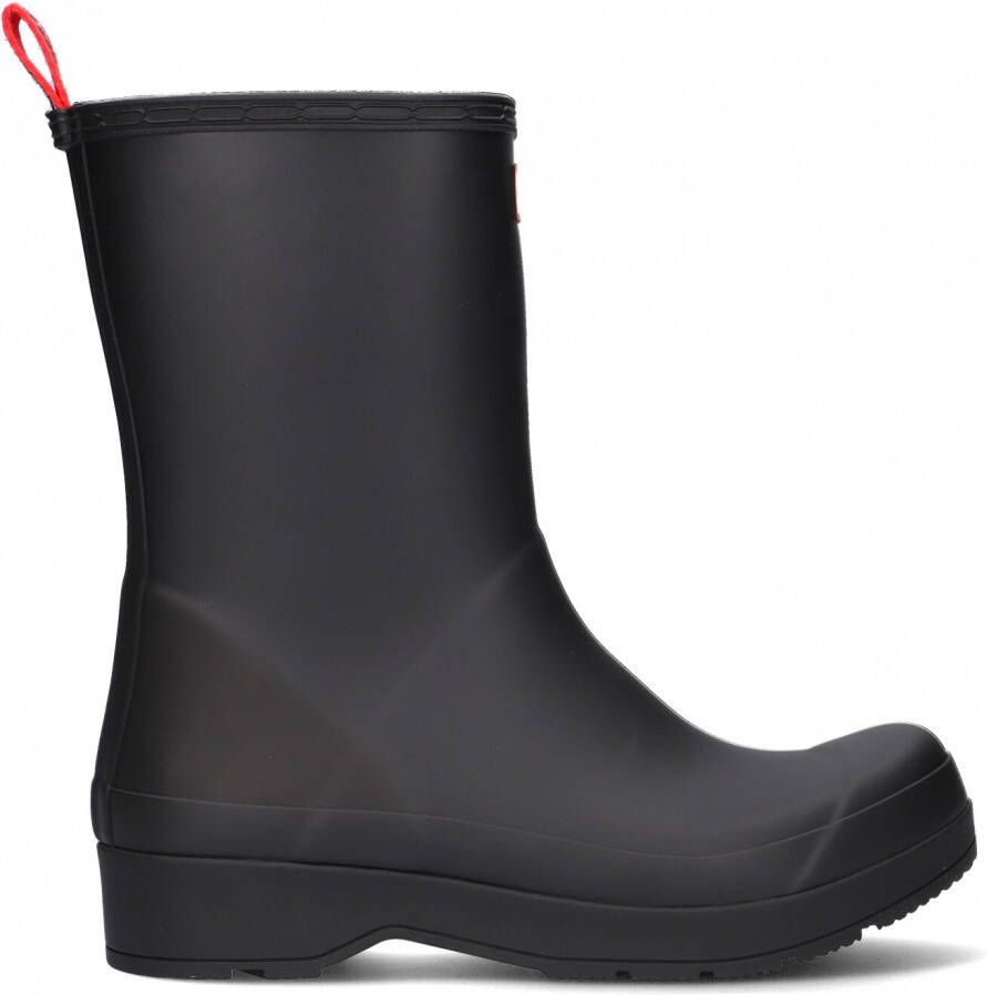 Hunter Boots Original Play Boot Mid Rubberlaarzen zwart grijs