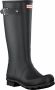 Hunter Original Tall Wellington Boots Zwart Heren - Thumbnail 1