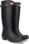 Hunter Hoge regenlaarzen dames Herfst Winter collectie Black Dames - Thumbnail 1