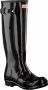 Hunter Boots & laarzen Womens Original Tall Gloss Boot Black in zwart - Thumbnail 1