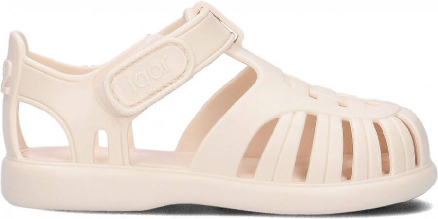 Igor waterschoenen crème Ecru Rubber Effen 24