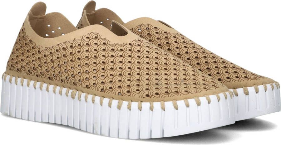 ILSE JACOBSEN Instappers Dames Tulip3373 Maat: 40 Materiaal: Textiel Kleur: Beige